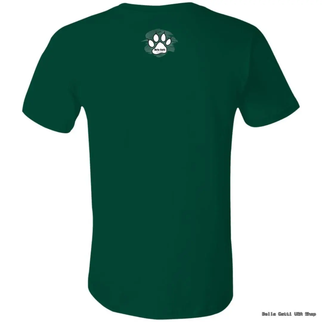 Green t-shirt with Bella Gatti logo, Bella Gatti US Shop