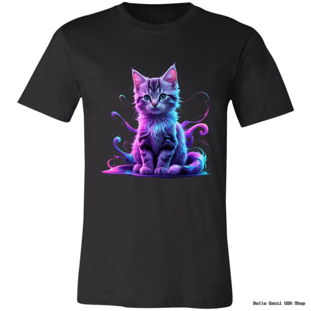 Colorful cat t-shirt from Bella Gatti US Shop