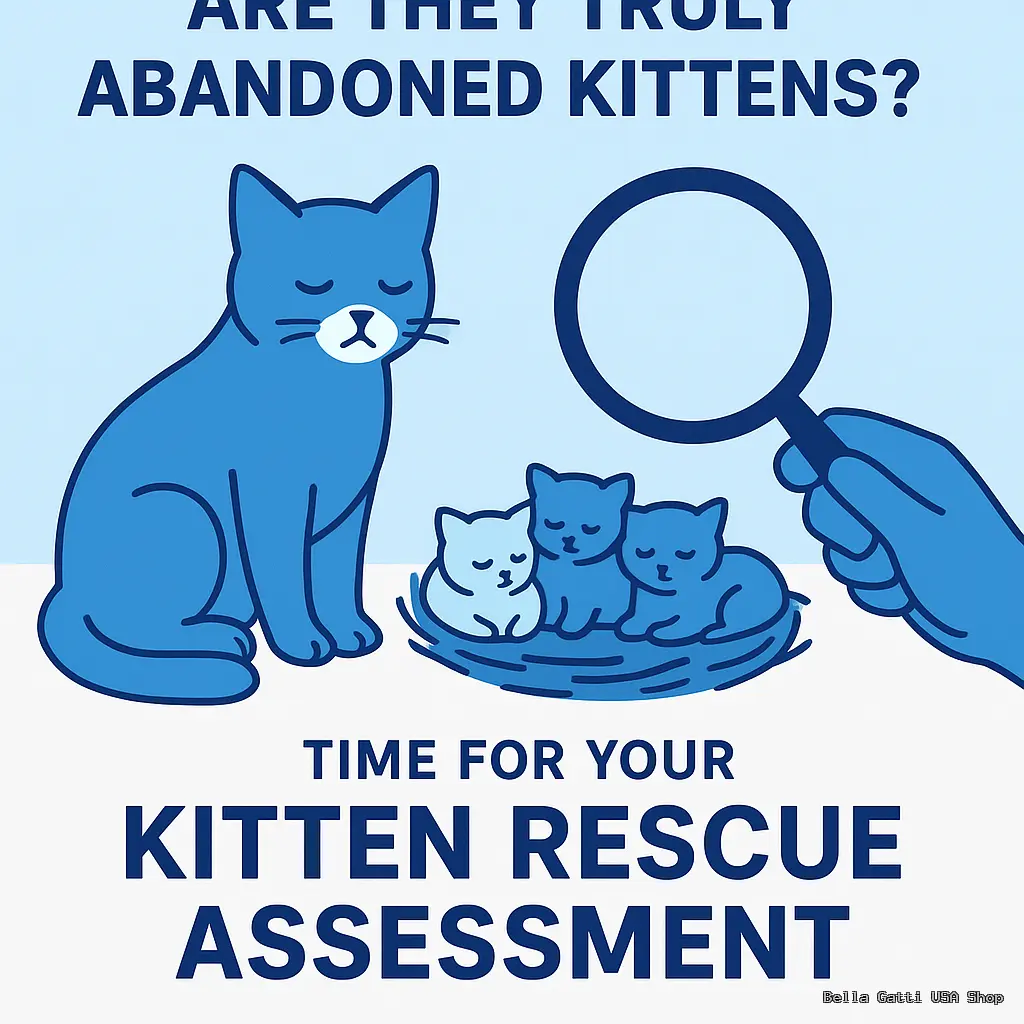 Are They Truly Abandoned Kittens? Time for Your Kitten Rescue Assessment