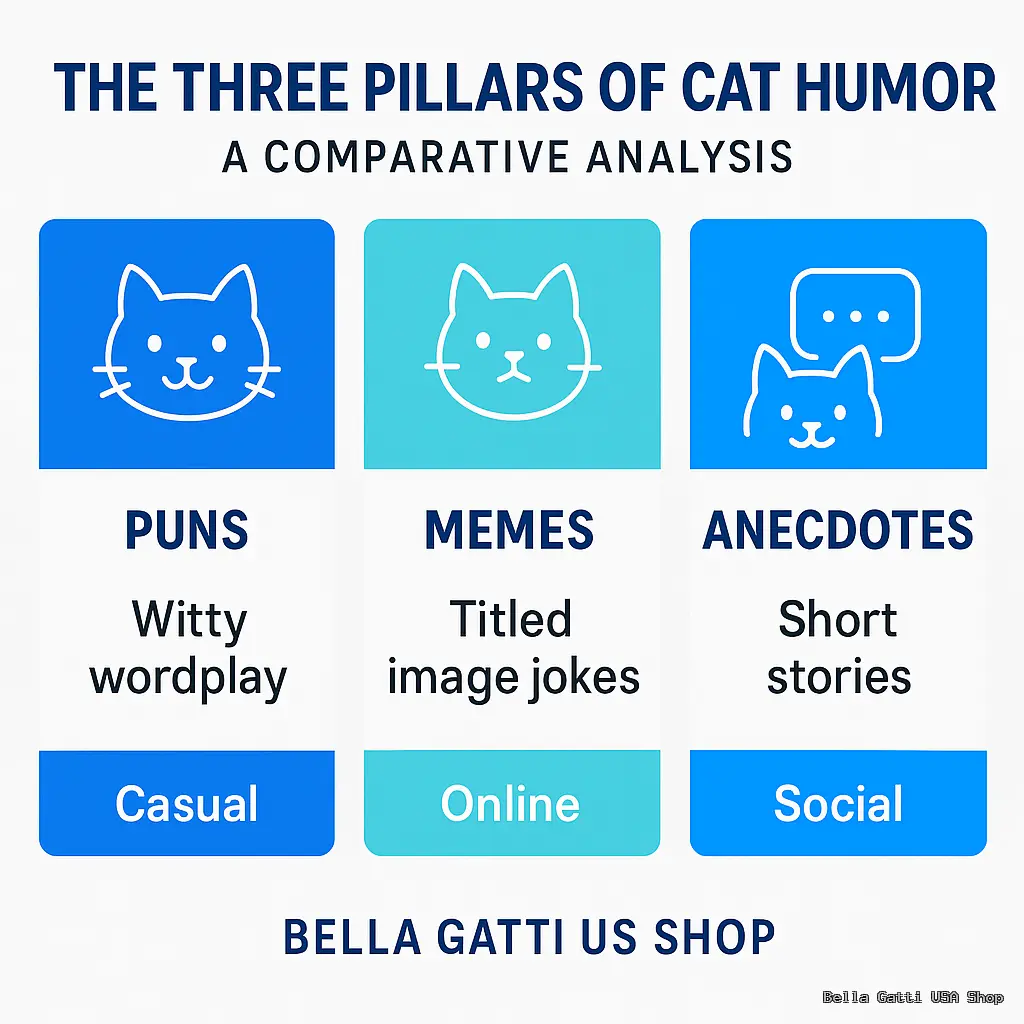 The Three Pillars of Cat Humor: A Comparative Analysis