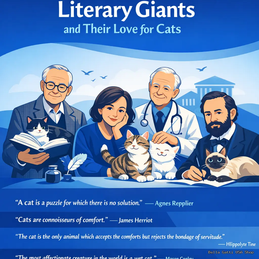 Literary Giants and Their Love for Cats