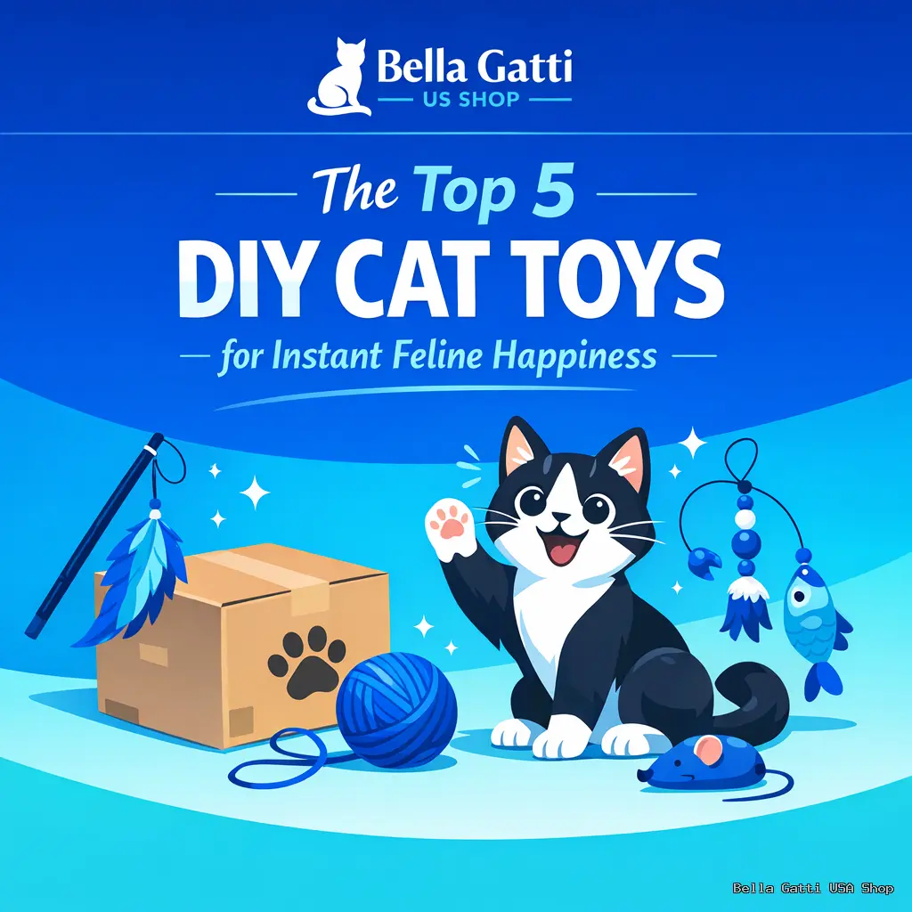 Top 5 DIY cat toys for happiness.
