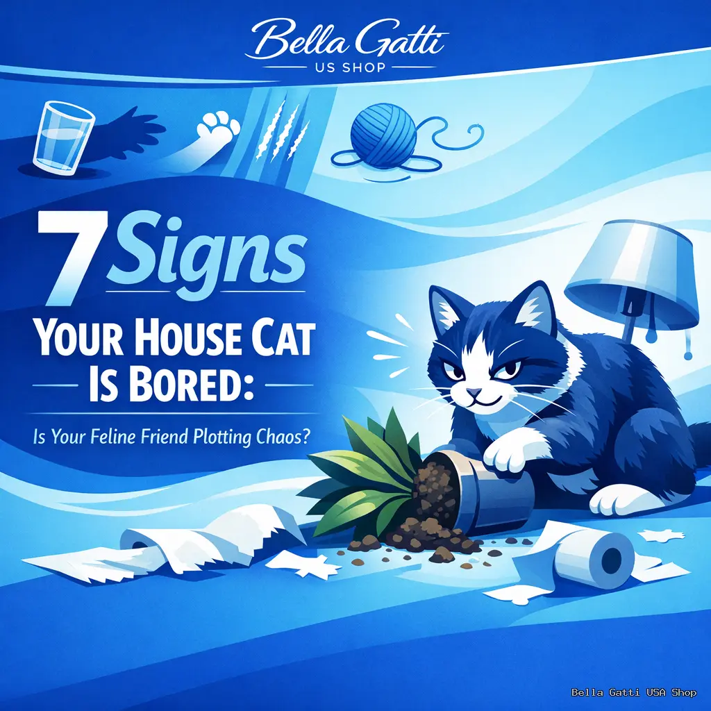 7 Signs Your House Cat Is Bored: Is Your Feline Friend Plotting Chaos?