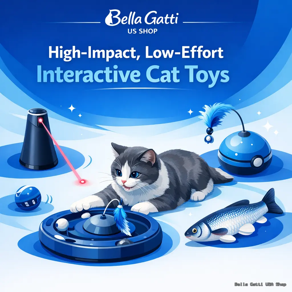 High-Impact, Low-Effort Interactive Cat Toys