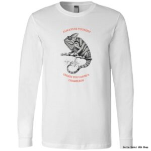 Bella Gatti US Shop chameleon shirt, always be yourself design.