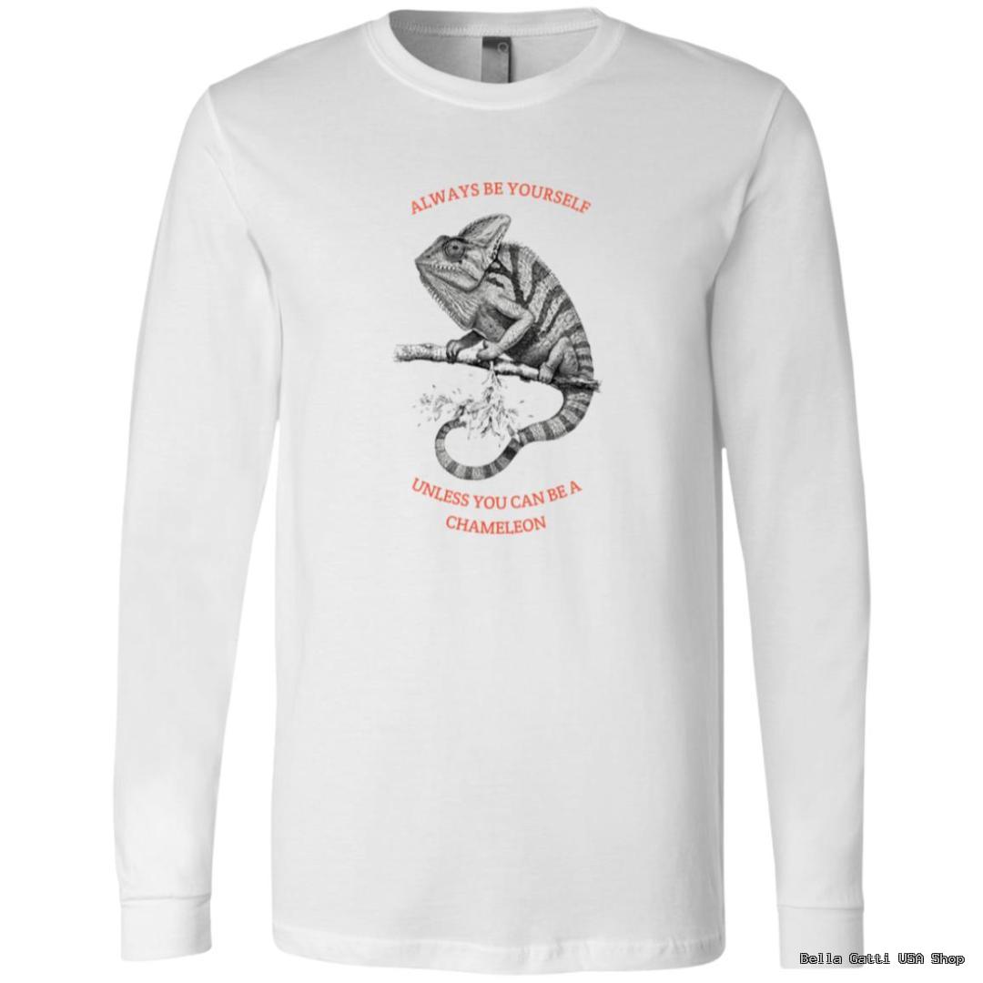 Bella Gatti US Shop chameleon shirt, always be yourself design.
