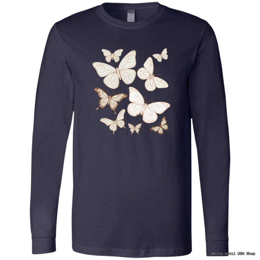 Bella Gatti US Shop butterfly design long-sleeve shirt